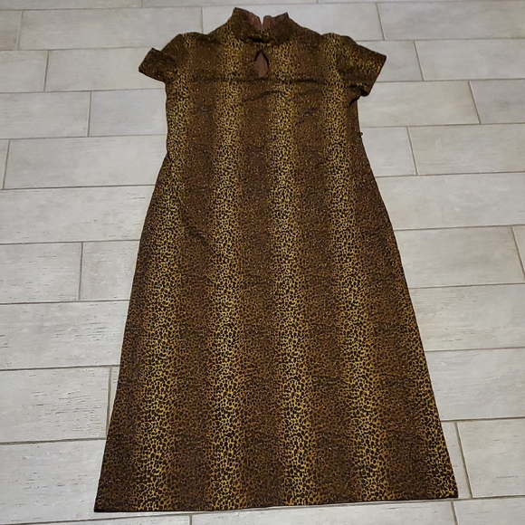 Scarlett Dresses & Skirts - Scarlett Women's 14 Maxi Leopard Print Dress